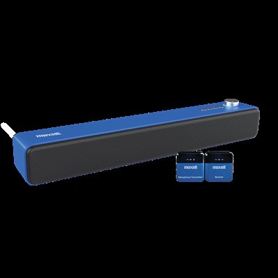 MAXELL SOUNDBAR SPEAKER BLUE MAXELL SOUNDBAR SPEAKER BLUE