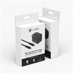 Caseco GaN 30W Wall Charger with 100W Type C to Type C Cable (Black)