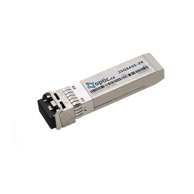Optic.ca 25GBASE-ZR SFP28, 1300NM, 80KM, SMF, 100% MELLANOX COMPATIBLE Optic.ca 25GBASE-ZR SFP28, 1300NM, 80KM, SMF, 100% MELLANOX COMPATIBLE
