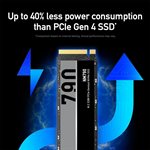 Lexar NM790 2TB Internal SSD, M.2 2280 PCIe Gen4x4 NVMe 1.4 SSD