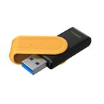 Clé Kingston 512 GO USB 3.2 Gen 1 DataTraveler Exodia S avec capuchon pivotant (noir/jaune)