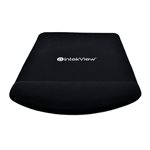 IntekView Rectangle Gel wrist Mouse pad Black 180g
