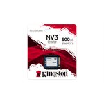 Kingston 500GB NV3 M.2 2230 PCIe 4.0 NVMe SSD