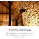 Bowers & Wilkins AM-1 All-Weather Outdoor Speakers (Black, Pair)