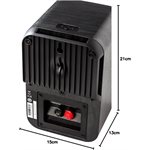 POLK ES10 Compact satellite/surround Home Theater Speaker Black (Pair)