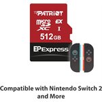 Patriot EP Series 512GB MICRO SDXC Express (w/o Adapter)