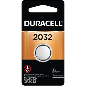 DURACELL CR2032 Lithium Battery PACK OF 1