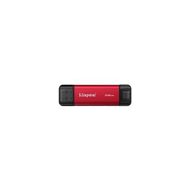 Kingston 512GB Dual USB-A/C Portable SSD, Up to 1050MB/s USB 3.2 Gen 2