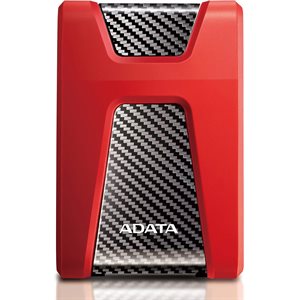 ADATA 2TB HD650 External Durable Hard Drive Impact-absorbing rubber Shock-Resistant Red