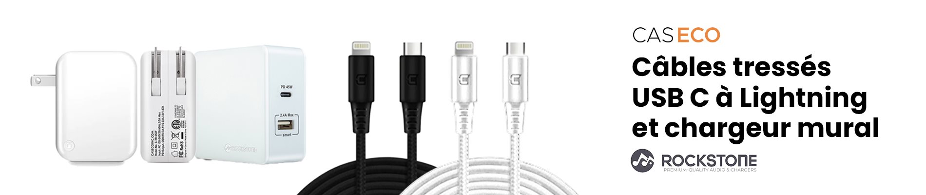 Chargeur mural et câbe wall-charger-and-braided-cable